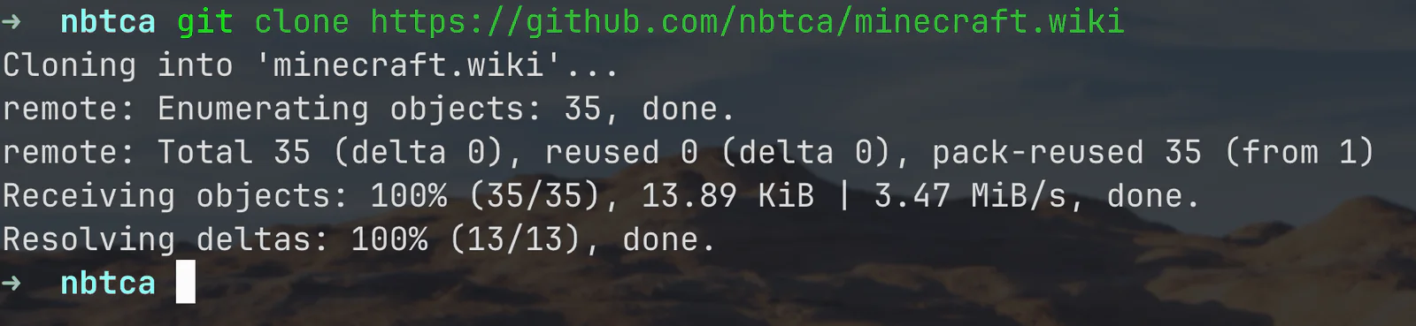 Minecraft-Wiki-git